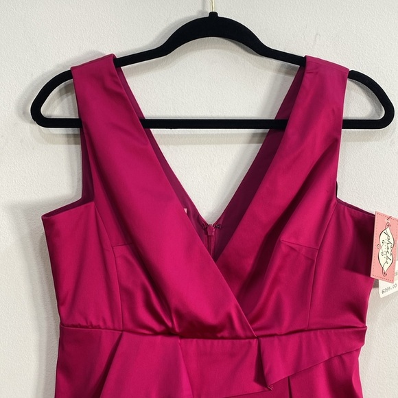 Phoebe Couture Mini Cocktail Dress 6 Pink Retail $298 - Picture 2 of 13